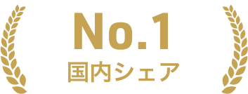 No.1国内シェア