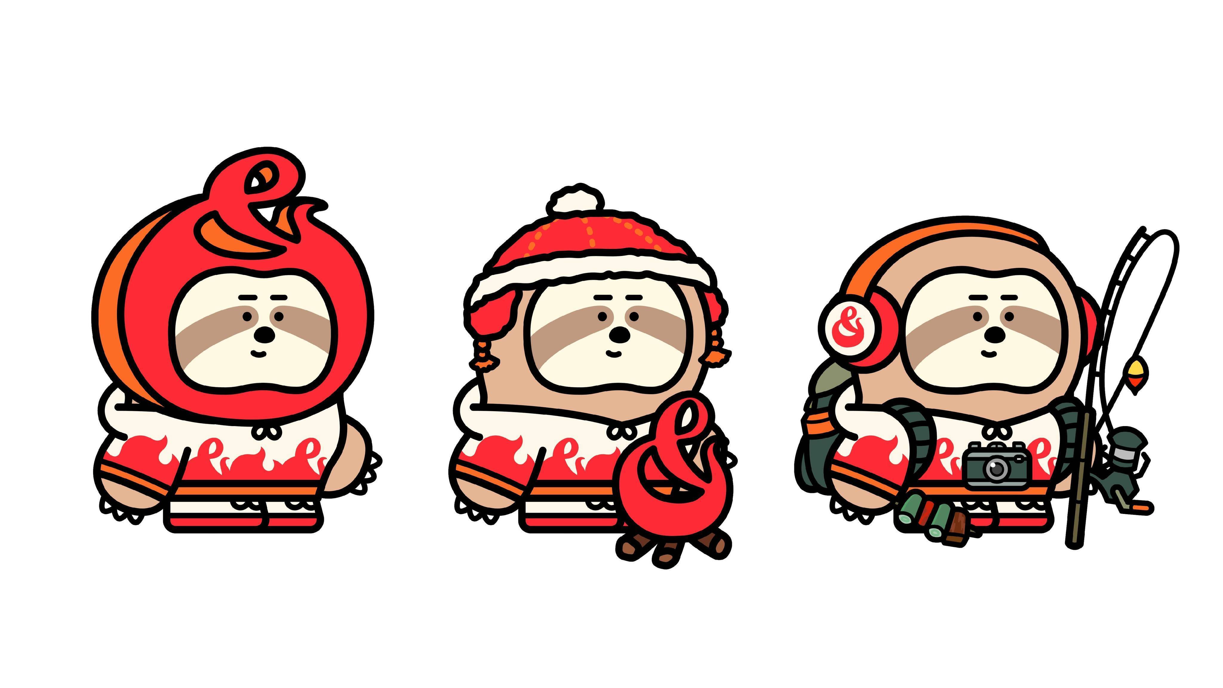 きせかえできるNFT「sloth」にCAMPFIREのコラボ衣装が誕生