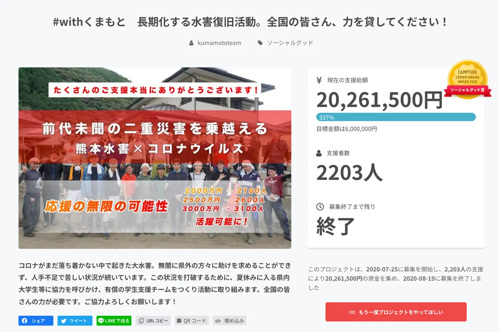 クラウドファンディングはリターン品なしでも成功する！成功事例