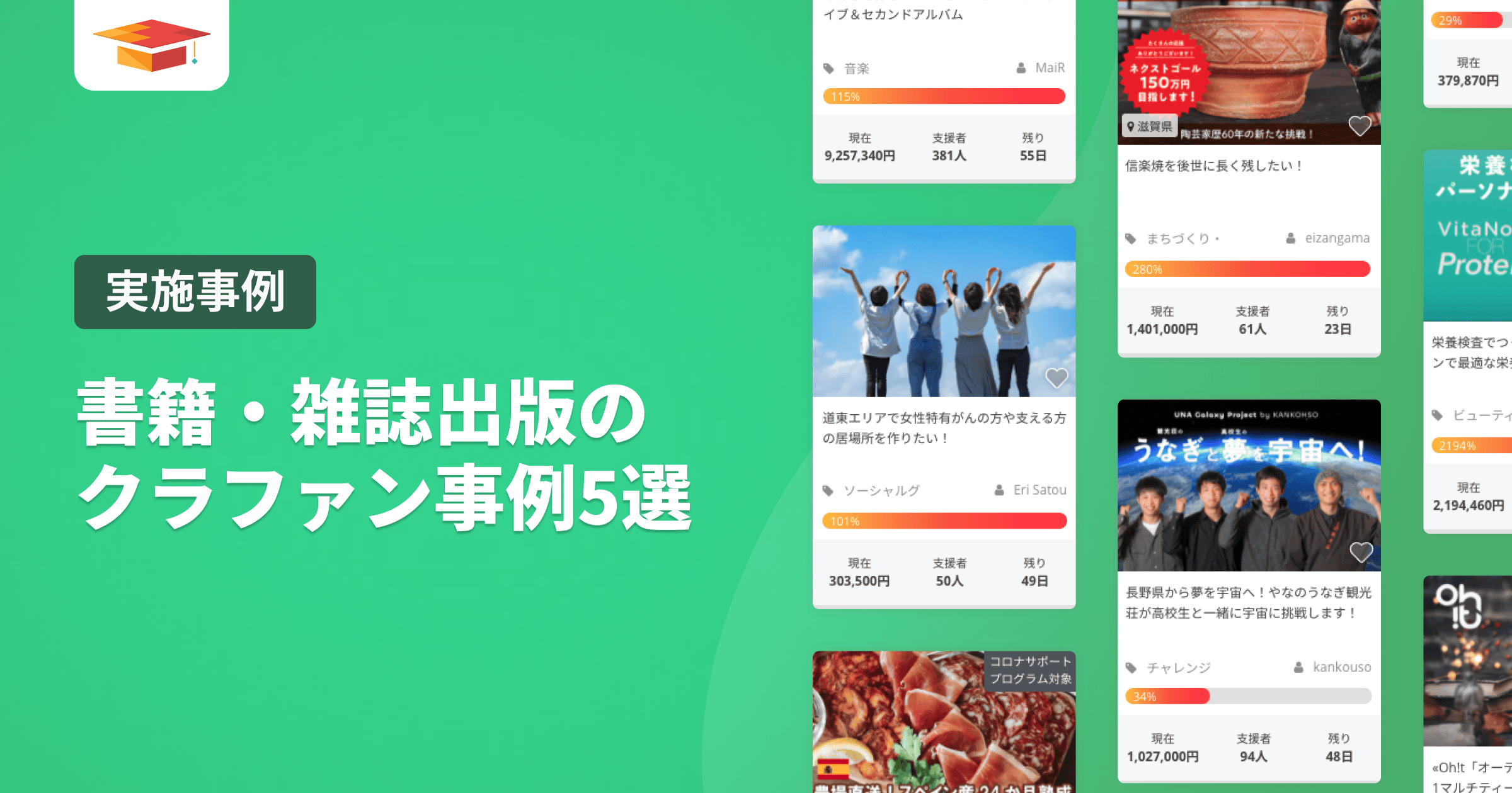 書籍・雑誌出版のクラウドファンディング成功事例9選｜出版費用・予約販売・サイン本・読者コミュニティ