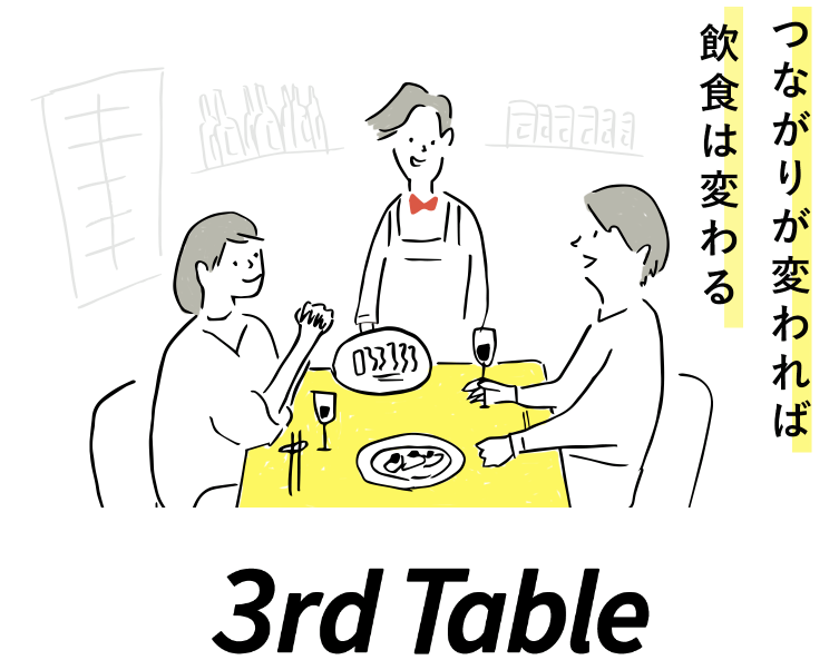 「飲食店専門クラウドファンディング「3rdTable」2019年4月15日より「CAMPFIRE」上で運営開始」のアイキャッチ画像